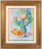still life by Jean Lareuse, watercolor, sold Jul 2022