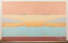 Phantom India by John Phillips, acrylic on canvas, sold Jul 2022