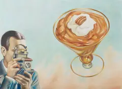 Untitled by Marilyn Murphy, colored pencil on paper, sold Aug 2026
