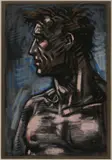 Untitled by Peter Howson, pastel and chalk on paper, sold Aug 2026
