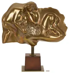 Untitled by Edgar Britton, bronze sculpture, sold Aug 2026