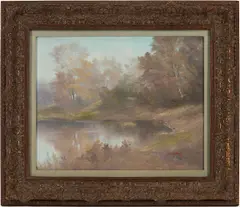 Untitled by Ron Williams, oil on canvas, sold Aug 2026