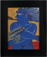 Untitled by Alekos Fassianos, serigraph on wove paper, sold Aug 2026