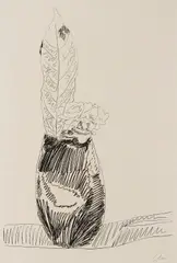 Untitled by Andy Warhol, serigraph in black on J. Green wove paper, sold Aug 2026