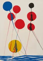 Untitled by Alexander Calder, color lithograph on wove paper, sold Aug 2026