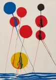 Untitled by Alexander Calder, color lithograph on wove paper, sold Aug 2026