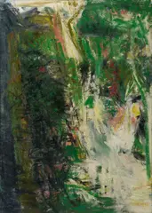Untitled by Joanna Higgs Ross, oil on canvas abstract expressionist painting, sold Aug 2026