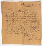 SIGNED PASS FOR PAGE CO., VIRGINIA CONFEDERATE SOLDIER'S DEFECTION by Union General James Shields, ink manuscript, sold Dec 2023