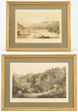 ALBUM OF VIRGINIA PRINTS, LOT OF TWO by Edward Beyer, hand-colored lithographs, sold Dec 2023