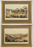 ALBUM OF VIRGINIA AUGUSTA CO. PRINTS, LOT OF TWO by Edward Beyer, hand-colored lithographs, sold Dec 2023