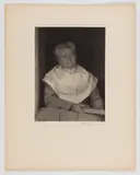 SISTER ADELAIDE, MT. LEBANON, NY, SHAKER NEW YORK PHOTOGRAPHIC PORTRAIT by Doris Ulmann, platinum print depicting a sitting older woman holding a book, sold Dec 2023