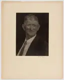 APPALACHIAN FIDDLER PHOTOGRAPHIC PORTRAIT by Doris Ulmann, platinum print on tissue paper depicting a man wearing a jacket and tie, sold Dec 2023