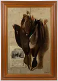 NATURE D'MORT STILL-LIFE PAINTING by John A. Mooney, oil on canvas, sold Dec 2023