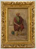 IMPRESSIONISTIC PORTRAIT OF A MAN by Frederick Carl Smith, oil on canvas, sold Dec 2023