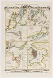 AMERICAN AND CUBAN CITIES MAP by Thomas Conder, hand-colored copper-plate engraving on laid paper, sold Dec 2023