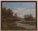 LANDSCAPE PAINTING by Peter Alfred Gross, oil on canvas, sold Oct 2023