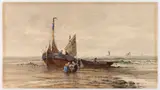 MARINE PAINTING by Saint Clair Augustin Mulholland, watercolor and gouache on paper, sold Oct 2023