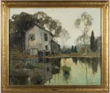 LANDSCAPE PAINTING by Anthony Thieme, oil on canvas, sold Sep 2023