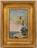 COASTAL STILL-LIFE PAINTING by Conrad Wise Chapman, oil on panel, sold Sep 2023