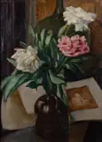 STILL-LIFE PAINTING by David Silvette, oil on canvas, sold Sep 2023