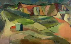 Quarry by Jack E Johnson, Oil on canvas, sold Mar 2024
