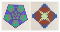 Untitled by Ronald Abram, Screenprint, sold May 2024