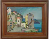 Untitled by Frank Stanley Herring, Oil on board, sold May 2024