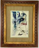 Alice in Wonderland by Salvador Dalí, Lithograph from Dali's "Alice in Wonderland" series, sold May 2024