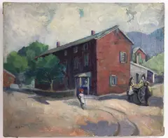 Untitled by Della J. Barber, Oil on canvas, sold May 2024