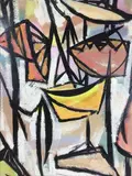 Untitled by Richard Rogers, Oil on board, sold May 2024