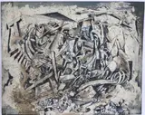 Untitled by Richard Rogers, Oil on board, sold May 2024