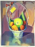 Untitled by Richard Rogers, Watercolor on paper, sold May 2024