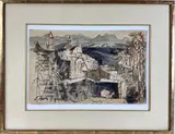 Untitled by Elnora "Nora" Hauser, Watercolor, sold May 2024