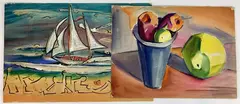 Untitled by Richard Rogers, Watercolors (2), sold May 2024