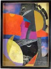 Untitled by Elnora "Nora" Hauser, Mixed media, sold May 2024