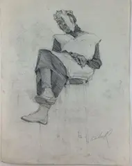 Untitled by Tom Birkner, Pencil, sold May 2024