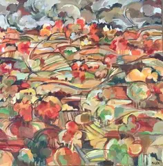 Untitled by Marlene E. Miller, Oil on canvas, sold May 2024