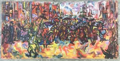 Untitled by Marlene E. Miller, Oil on board, sold May 2024