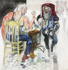 Untitled by Marlene E. Miller, Oil on canvas, sold May 2024