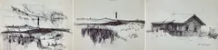 Untitled by Tom Birkner, Ink on paper (3), sold May 2024