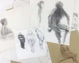Untitled by Tom Birkner, Pencil and pastel drawings (10), sold May 2024