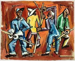 Untitled by Richard Rogers, Watercolor, sold May 2024