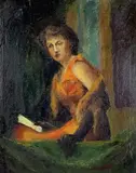 Untitled by Richard G. Fish, Oil on canvas, sold May 2024