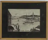 Untitled by Louise G. Symons, Ink on paper, sold May 2024