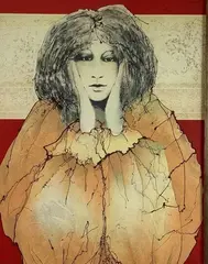 Thoughts by Gerrit Greve, Lithograph, sold May 2024