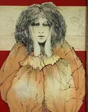 Thoughts by Gerrit Greve, Lithograph, sold May 2024
