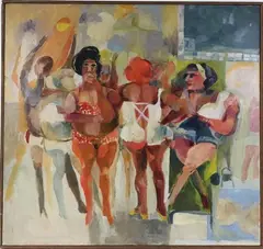 Untitled by Marlene E. Miller, Oil on canvas, sold May 2024