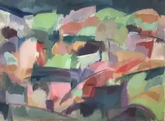Untitled by Marlene E. Miller, Oil on canvas, sold May 2024