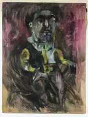 Untitled by Marlene E. Miller, Oil on canvas, sold May 2024