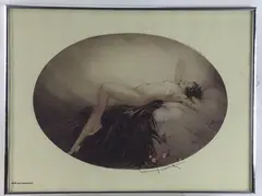 Eve by Louis Icart, Lithograph titled "Eve", sold Jun 2024